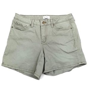 Jessica Simpson Olive Green High Waisted Shorts 8